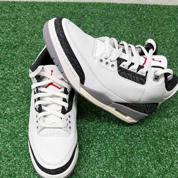 Jordan Other - Air Jordan 3 Retro Cement Grey. Men’s size 9.5. Like new condition with OG Box